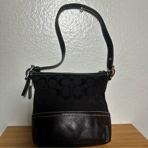 Coach Black Mini Satchel Shoulder Bag